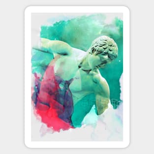 The Discobolus of Myron Sticker